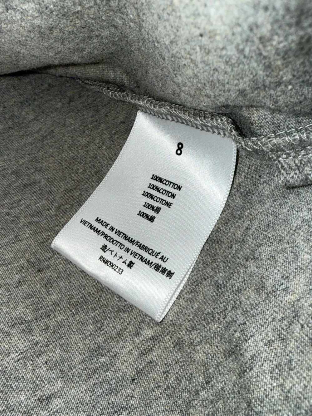 Essentials Fear of God - Black Gray Long Sleeve Tee